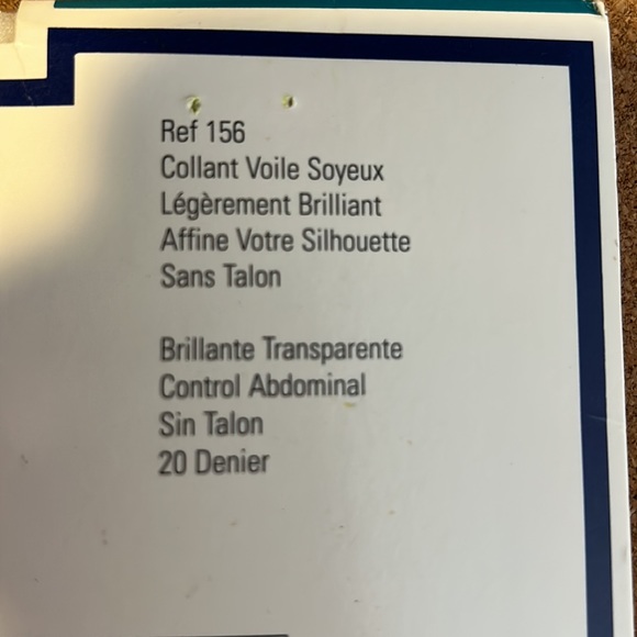 Givenchy Body Gleamers Superbe Shimmery Sheer Leg Control Top Pantyhose size C - Picture 7 of 14